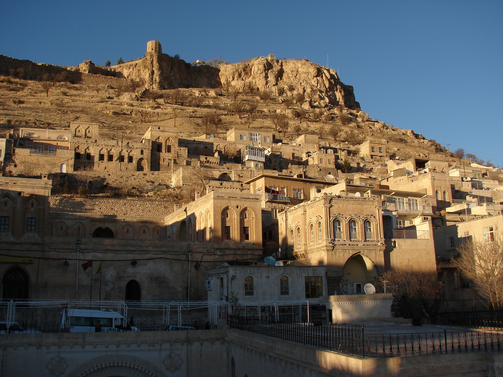 Mardin is a city in southeastern Turkey. The capital of Mardin Province, it is known for its Arab-style architecture, and for its strategic location on a rocky mountain overlooking the plains of northern Syria.[1] Mardin has a very mixed population, Turks